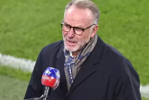 Markige Worte: Bayernboss Karl-Heinz Rummenigge.