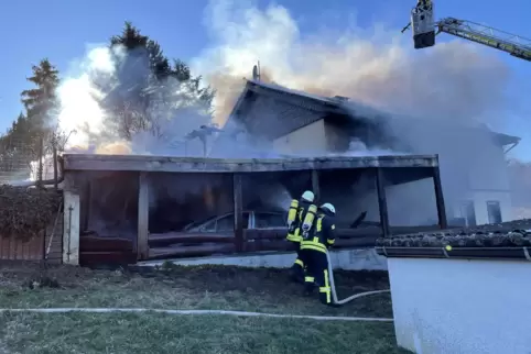 Die Feuerwehr konnte den Brand löschen.