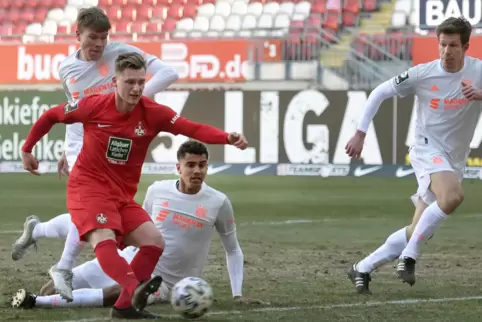 Belebendes Element: Marlon Ritter bereitete das 1:1 vor – und das vermeintliche 2:1.