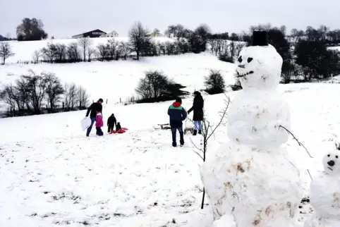 In diesem Jahr ist endlich mal wieder ein Winter, um Schneemänner zu bauen und Schlitten zu fahren. Wolfgang Ohler erinnert sich