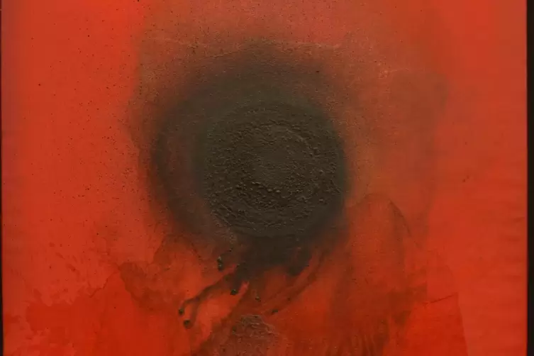 Das Volbild für die Backstube der Galerie@Kitchen: Otto Pienes „Sky Red Sun Black“ (1966). 
