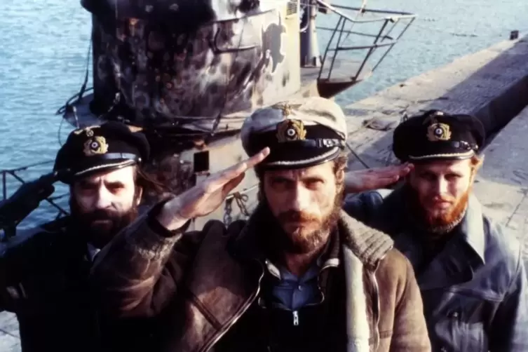 Der Filmruhm kam an Bord des „Boots“: Klaus Wennemann, Jürgen Prochnow und Herbert Grönemeyer.