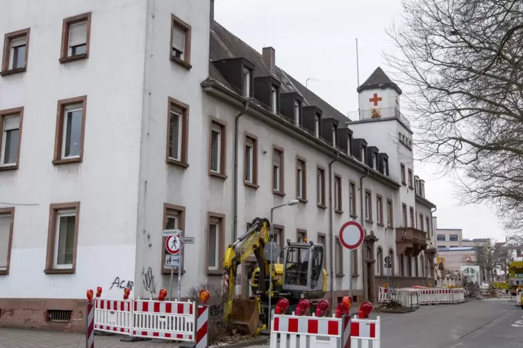 Das Sanit&auml;tskolonnenhaus in der Augustastra&szlig;e stammt aus dem Jahr 1912.
