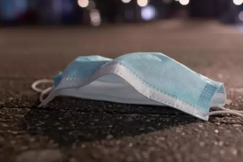 Die sieben jungen Männer trugen keinen Mundschutz. 
