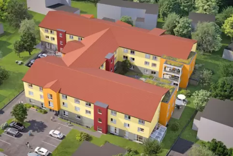 Noch laufen die Abrissarbeiten, in gut eineinhalb Jahren soll das neue Seniorenheim der Römerhaus Bauträger GmbH, die rund 16 Mi