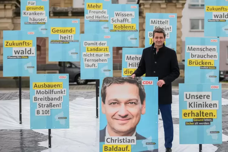 Schluss mit „Zuständigkeitsstreitereien“: Das verspricht CDU-Spitzenkandidat Christian Baldauf für den Fall, dass seine Partei s