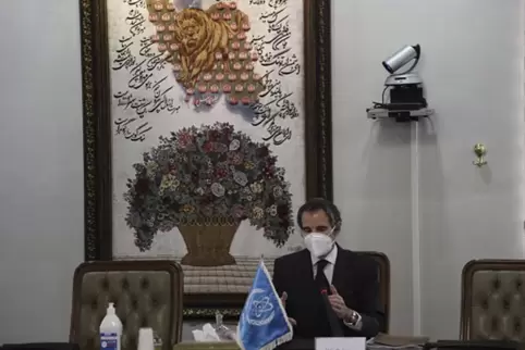 Der Generaldirektor der Internationalen Atomenergiebehörde IAEA, Rafael Mariano Grossi, traf am Sonntag in Teheran ein zu Gesprä