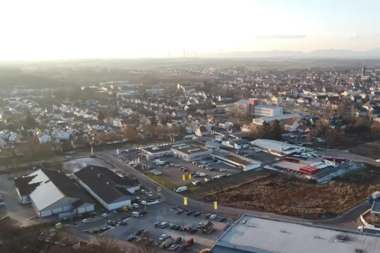 Das &bdquo;Haus des Handwerks&ldquo; soll im Gewerbegebiet &Ouml;stlich der Lauterburger Stra&szlig;e entstehen. 