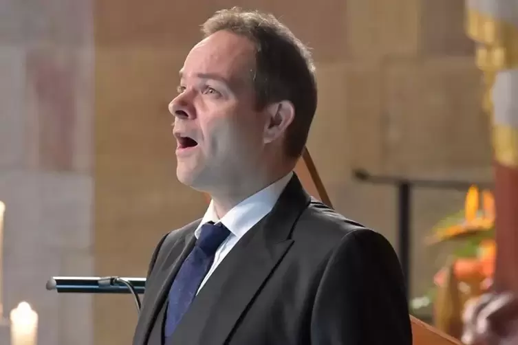 Matthias Lucht singt in den kommenden beiden Andachten im Dom.