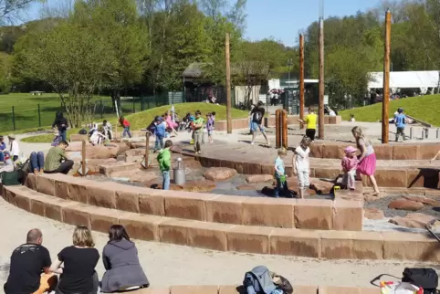 Der Wasserspielplatz in Contwig gehört zu den Projekten, die das Schwarzbachtal aufwerten sollen. 