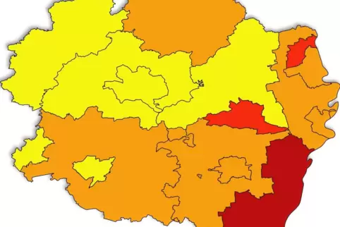Die Stadt Zweibrücken weist nicht mehr den niedrigsten Inzidenz-Wert auf. 