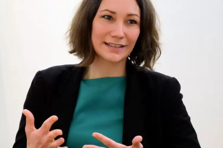 Will ein zweistelliges Wahlergebnis für die Grünen erreichen: Spitzenkandidatin Anne Spiegel. 