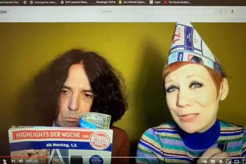 Start in eine neue Werbekarriere? Shakti und Mathias Paqué in ihrem brandneuen Aldi-Song.