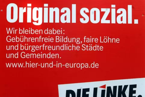 In Steinweiler wurden Wahlplakate gestohlen und zerstört.
