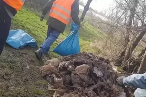 90 Helfer haben im vergangenen Jahr beim Dreck-weg-Tag in Dannstadt-Schauernheim aufgeräumt. 