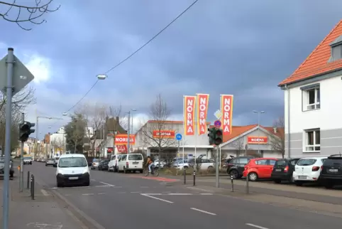 Die Unfallstelle in der Horststraße. 