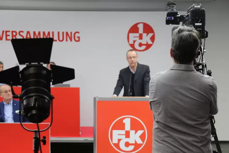 FCK-Gesch&auml;ftsf&uuml;hrer Soeren Oliver Voigt. 