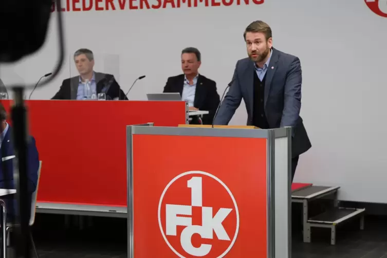 Der stellvertretende Vorsitzende Tobias Frey. 