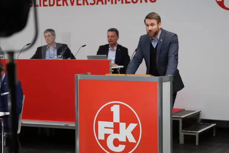 Souveräner Auftritt: FCK-Vorstandsmitglied Tobias Frey.