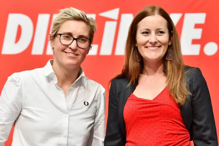 Weibliche Doppelspitze: Susanne Hennig-Wellsow (links) und Janine Wissler sind neue Vorsitzende der Linkspartei.