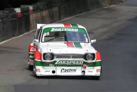 Bergrennen 2018: Andreas Kokor in einem dem Zakspeed nachempfundenen Ford Escort.