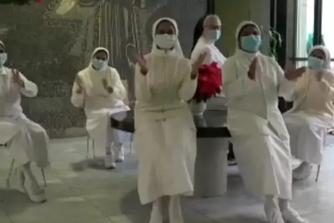 Am „Jerusalema“-Tanzvideo beteiligten sich alle Abteilungen des Nardini-Klinikums.