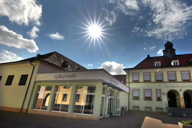 Liegen direkt nebeneinander: die Kulturhalle und die Hermann-Gmeiner-Schule in Waldsee.