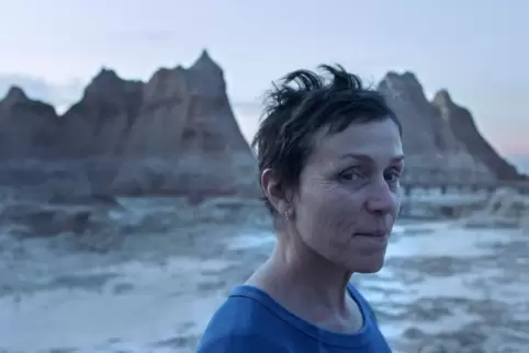 Bester Film: „Nomadland“ mit Frances McDormand. 