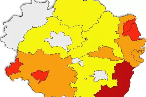 Die Inzidenz im Kreis Germersheim ist erneut angestiegen.