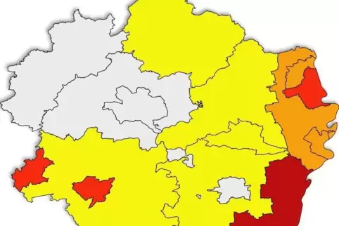 In Germersheim liegt der Sieben-Tage-Inzidenzwert bei 126,3. 