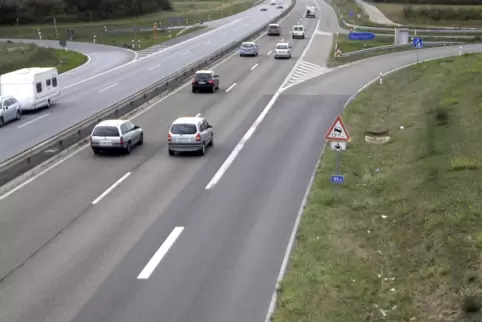 Die A65 wird erneuert. 