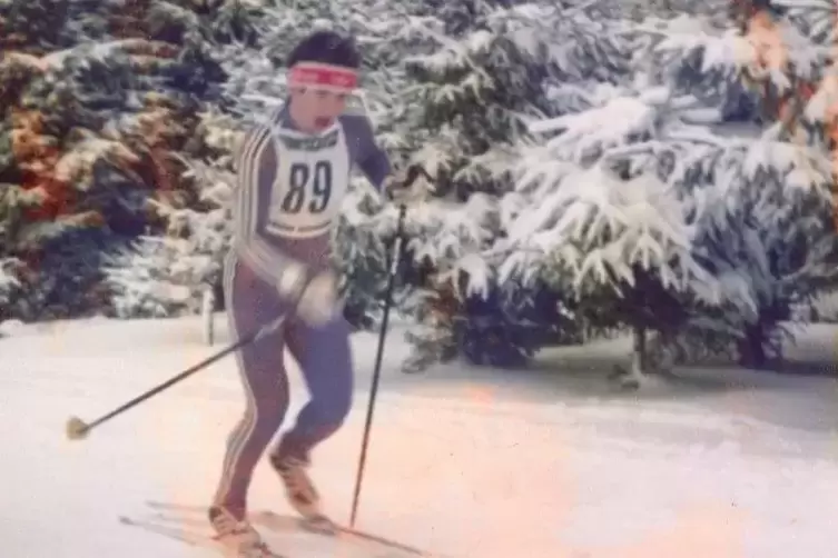 In den achtziger Jahren: Jens Hinkel zählte zu den besten deutschen Skilangläufern.