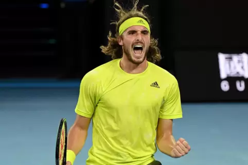 Der 22 Jahre alte Stefanos Tsitsipas ist einer der besten Tennisspieler der Welt. 