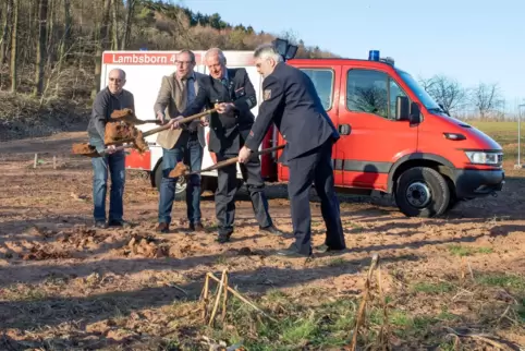 Vor zwei Jahren wurde in Lambsborn ein neues Feuerwehrhaus gebaut. 