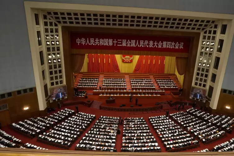 In Peking tagt der Volkskongress, der die Leitlinien der Politik und Wirtschaft Chinas absegnet.