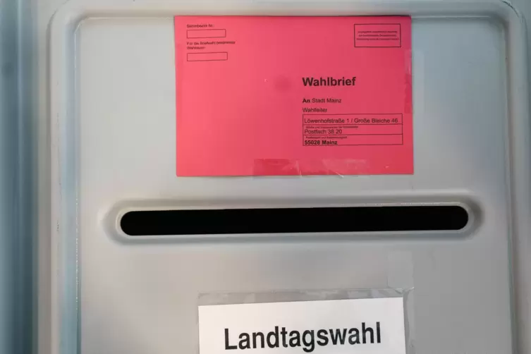 In Wachenheim haben bereits knapp 60 Prozent der Wahlberechtigten Briefwahl beantragt. 