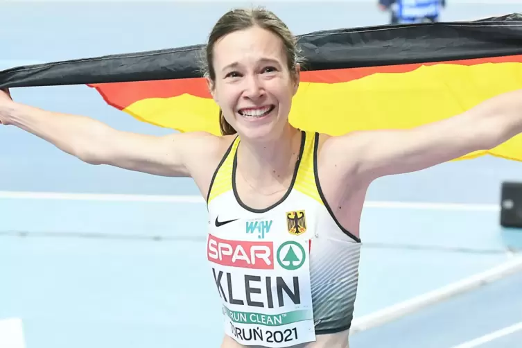 Glücklich über die Bronzemedaille: Hanna Klein. 