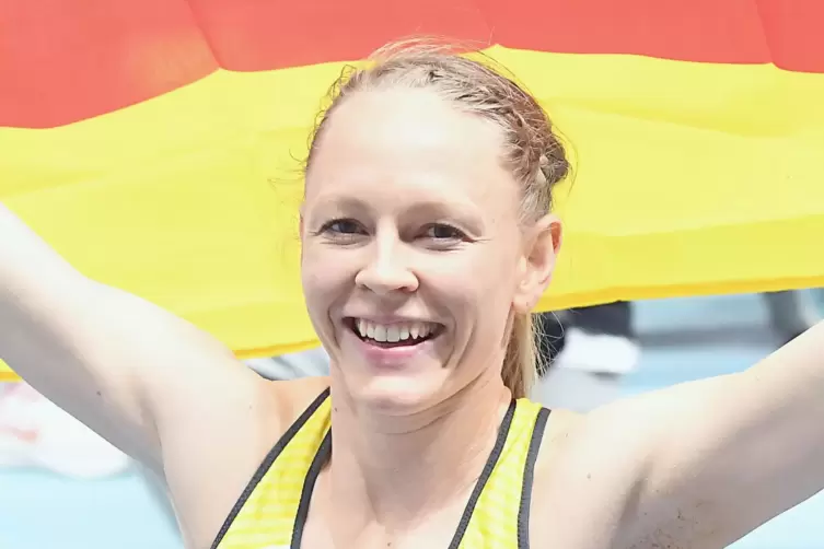 Freut sich riesig über die Bronzemedaille: Dreispringerin Neele Eckhardt-Noack. 