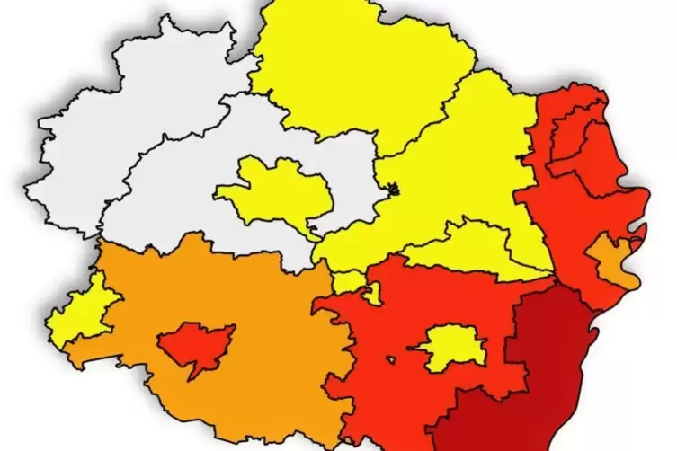 Der Sieben-Tage-Inzidenzwert ist im Vergleich zu Sonntag in Kaiserslautern unter den Wert von 35 gerutscht. 