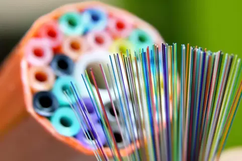Grundlage für schnelles Internet im Gigabit-Bereich: Glasfaser. 