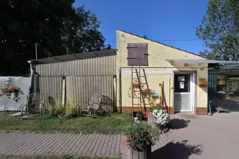 In keinem guten Zustand: Gebäude des Tierheims, in dem Hunde untergebracht werden. 