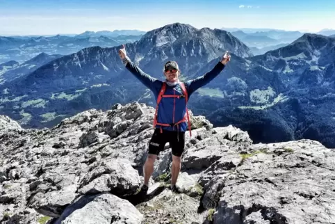 Matthias Winde vor zwei Jahren bei der Watzmann-Überschreitung. Früher spielte er Fußball und betrieb Vollkontaktsport. 