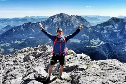 Matthias Winde vor zwei Jahren bei der Watzmann-Überschreitung. Früher spielte er Fußball und betrieb Vollkontaktsport. 