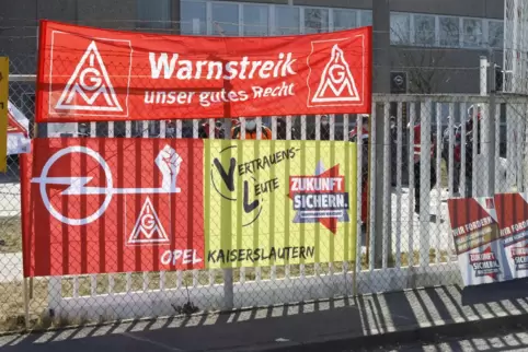 Die Beschäftigten bei Opel streikten in der vergangenen Woche.