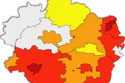 Pirmasens hat die landesweit höchste Inzidenz.