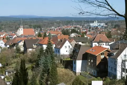 Blick von der Kindsbacher Hörnchenstraße in Richtung Bruch: Der Wahlkreis 46 erstreckt sich von der Verbandsgemeinde Landstuhl w