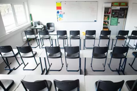 Die Unterrichtsräume der weiterbildenden Schulen bleiben ab Montag erst einmal wieder verwaist.
