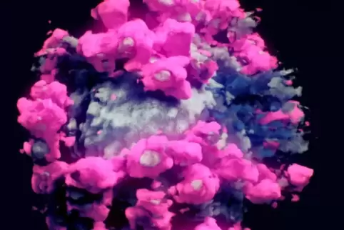 Gefürchtet: das Coronavirus, hier in einer 3D-Darstellung.