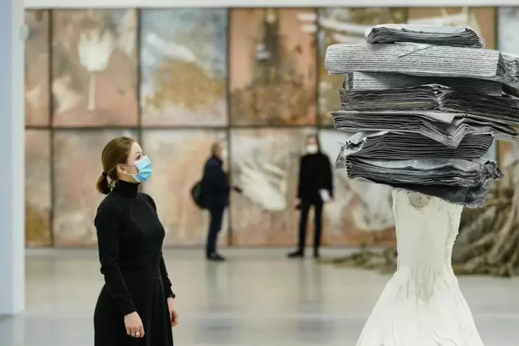 Schon wieder dicht: Wegen der hohen Inzidenzzahlen in der Stadt ist die Ausstellung mit Werken von Anselm Kiefer nicht live zu s