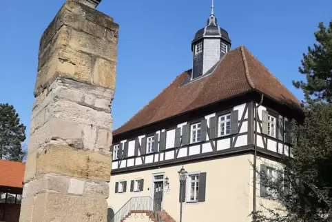 Das Schlösschen in der Mitte von Ruchheim.